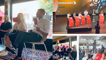 Collage av bilder fra arendalsuka